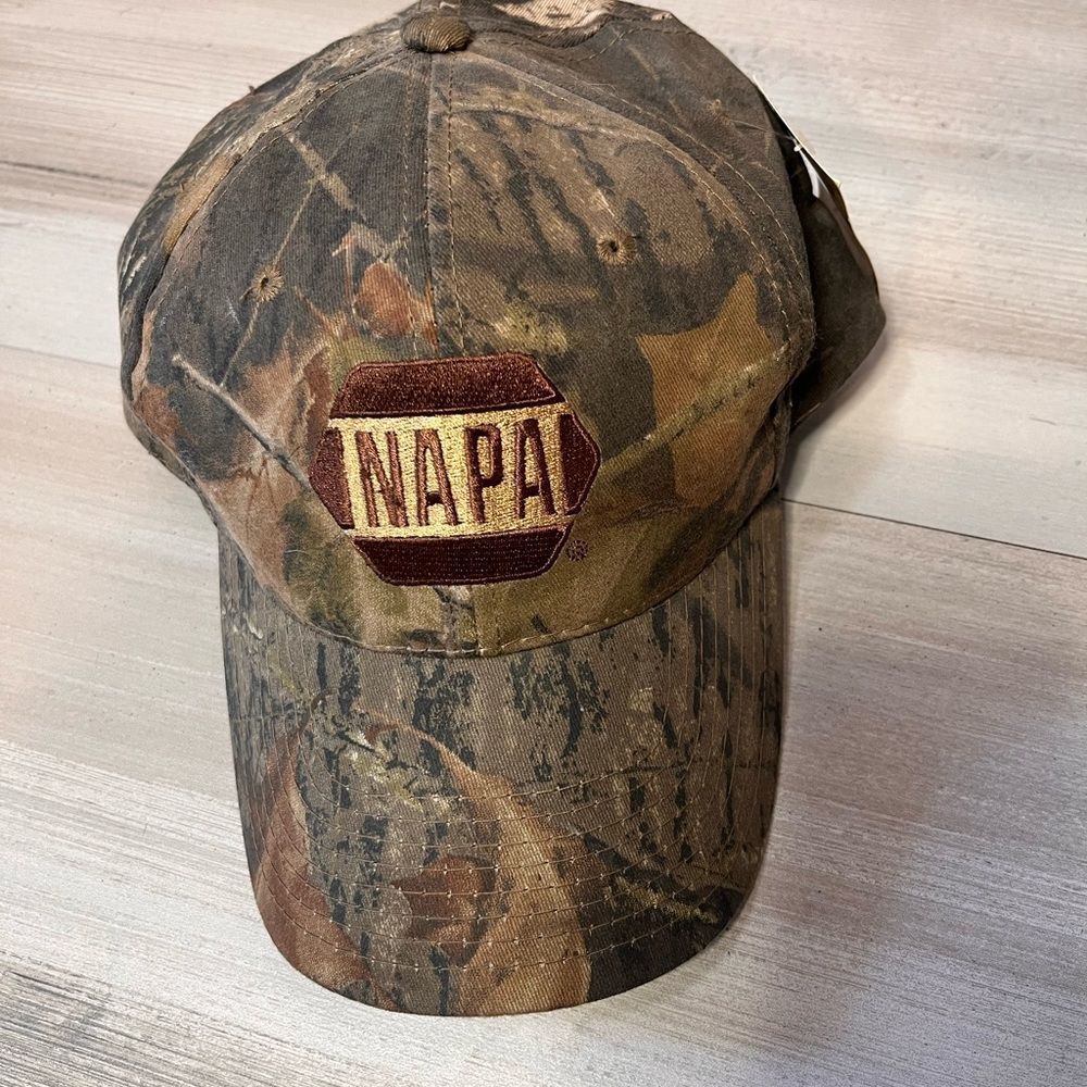 Mossy Oak Camo NAPA cap adj Velcro